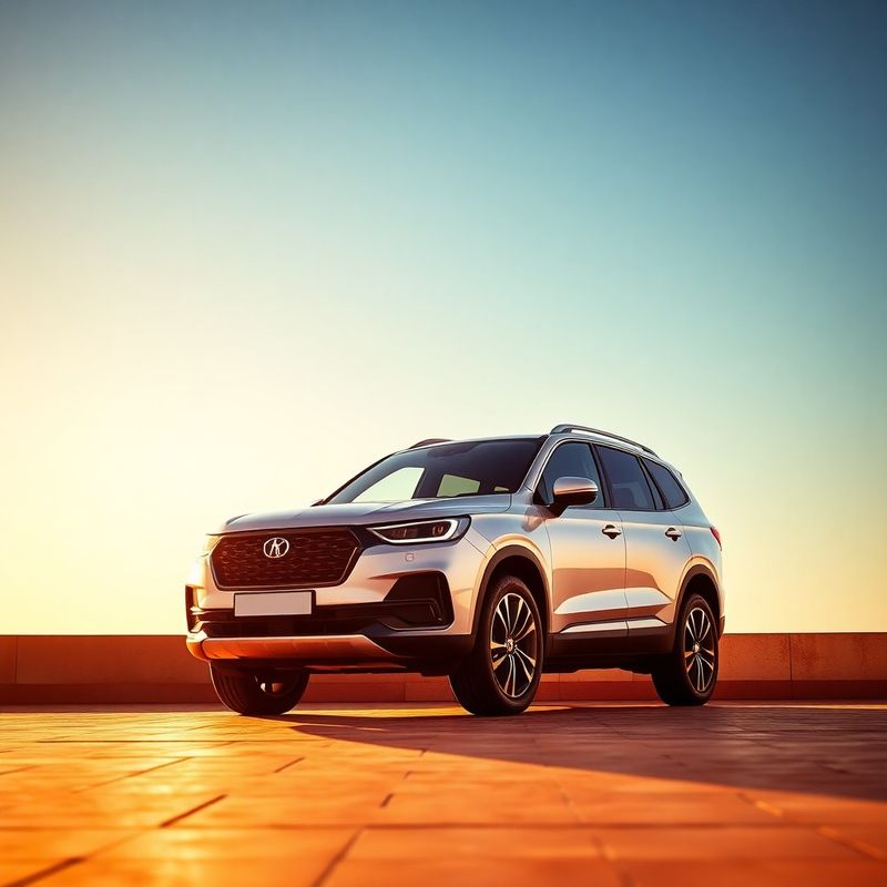 SUV expuesto bajo la luz mediterránea de Murcia